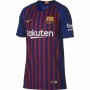 Camiseta de Fútbol de Manga Corta para Niños Nike FC Barcelona 18/19 Local