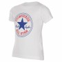 Camiseta de Manga Corta Infantil Converse Core Chuck Taylor Patch Azul