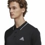 Polo de Manga Corta Hombre Adidas Aeroready essentials Negro