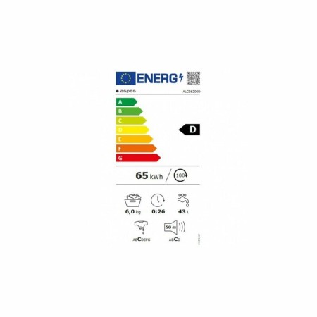 Lavadora Aspes ALCS6200D 1200 rpm 6 Kg