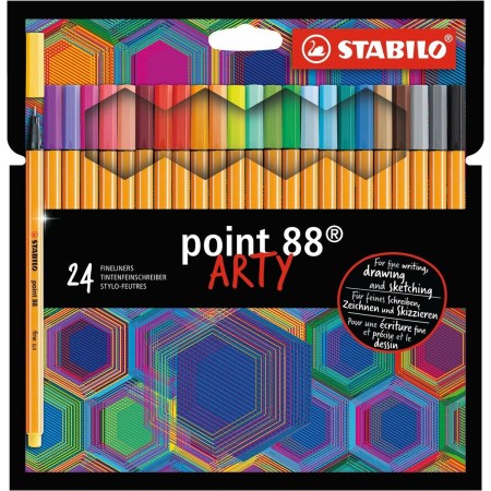 Set de Rotuladores Stabilo Point 88 ARTY 0,4 mm (24 Piezas)