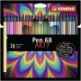 Ensemble de Marqueurs Stabilo Pen 68 ARTY 1 mm (24 Pièces)