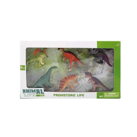 Set Dinosaures Prehistoric Life (6 pcs)