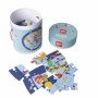 Puzzle Apli World Map Circular 48 Piezas 50 cm