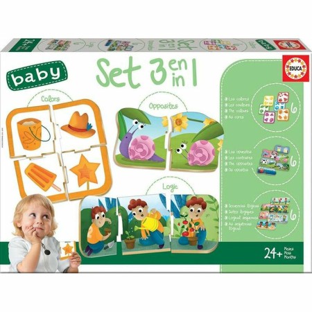 Puzzle Educa Baby 3-en-1 Plus de 24 mois