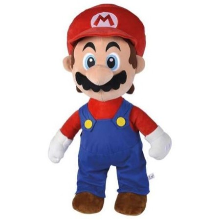 Jouet Peluche Super Mario Mario Bleu Rouge 70 cm