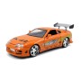 Playset Fast & Furious Brian & Toyota Supra 2 Pièces