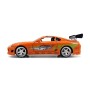 Playset Fast & Furious Brian & Toyota Supra 2 Piezas