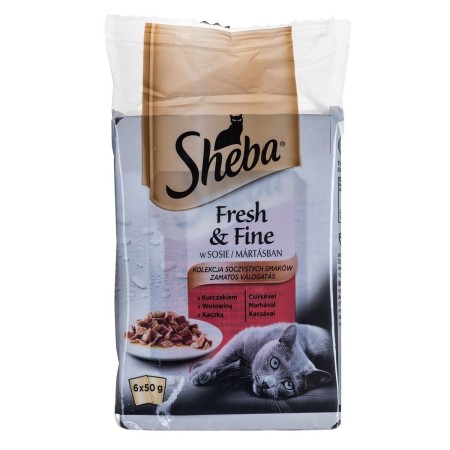 Aliments pour chat Sheba                 Poulet Veau