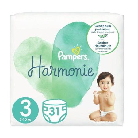 Pañales Desechables Pampers Harmonie 6-10 kg 3 (31 unidades)