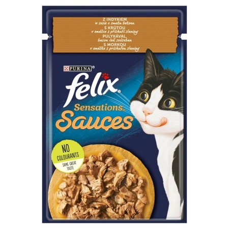 Comida para gato Purina Felix Sensations Pavo