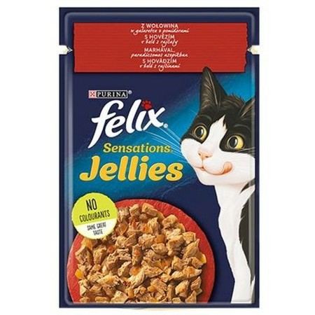 Comida para gato Purina Felix Sensations Ternera