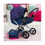 Carrito para Muñecas Bayer 12754AA Azul marino 58 cm