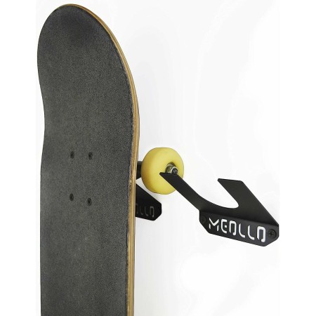 Soporte de pared para Skateboard Meollo Negro (3 Unidades)