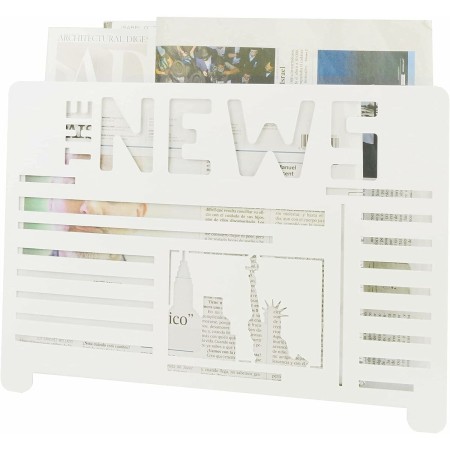 Porte-revues Etterr Magazine Blanc 35 x 25 x 150 cm