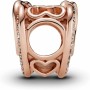 Perle de verre Femme Pandora SPARKLING ENTWINED HEARTS