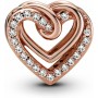 Abalorio Mujer Pandora SPARKLING ENTWINED HEARTS