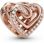 Abalorio Mujer Pandora SPARKLING ENTWINED HEARTS