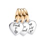 Perle de verre Femme Pandora FRIENDSHIP TRIPLE SPLITTABLE