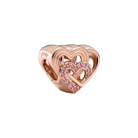 Perle de verre Femme Pandora INTERTWINED LOVE HEARTS