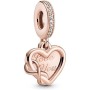 Perle de verre Femme Pandora LOVE YOU INFINITY HEART