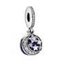 Perle de verre Femme Pandora MOON AND STAR SILVER