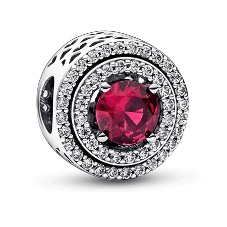 Perle de verre Femme Pandora RED SPARKLING LEVELLED ROUND