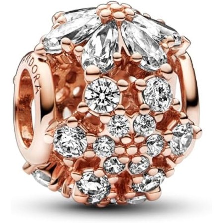 Perle de verre Femme Pandora SPARKLING HERBARIUM CLUSTER ROUND