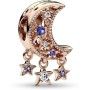 Perle de verre Femme Pandora LUNA E STELLE