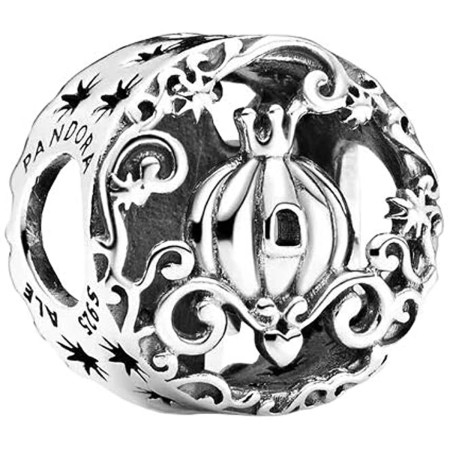 Perle de verre Femme Pandora CINDERELLA CLOCK AND PUMPKIN