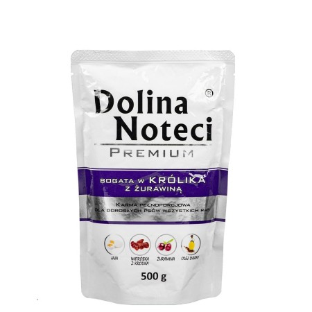 Alimentation humide Dolina Noteci Premium Myrtille Lapin 500 L 500 g