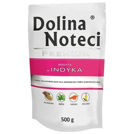 Alimentation humide Dolina Noteci Premium Dinde Légumes 500 L 500 g