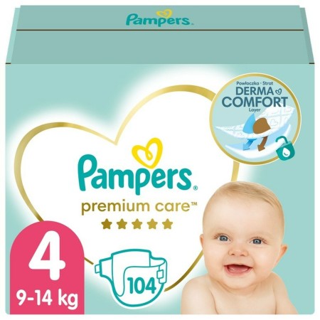 Pañales Desechables Pampers                 4 (104 Unidades)