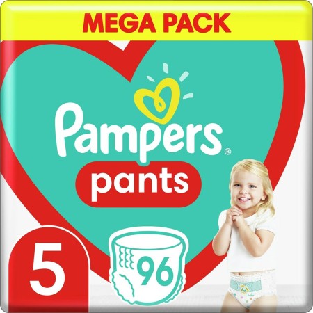 Couches jetables Pampers 5 (96 Unités)