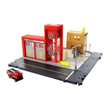 Playset Mattel Matchbox Sapeur-pompier