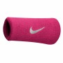 Muñequeras Nike DoubleWide Rosa oscuro