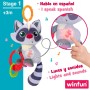 Peluche Hochet Winfun Raton laveur 14,5 x 20 x 9,5 cm (6 Unités)