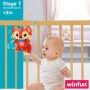 Peluche Hochet Winfun Renard 13,5 x 26,5 x 7,5 cm (6 Unités)