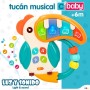 Hochet musical Colorbaby Tucán 14,5 x 14,5 x 3 cm (6 Unités)