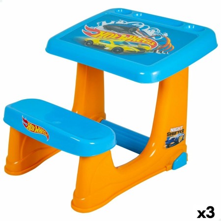 Mesa Infantil Hot Wheels Plástico 53,5 x 49 x 72,5 cm (3 Unidades)