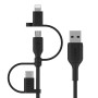 Câble Micro USB Belkin CAC001BT1MBK Noir 1 m