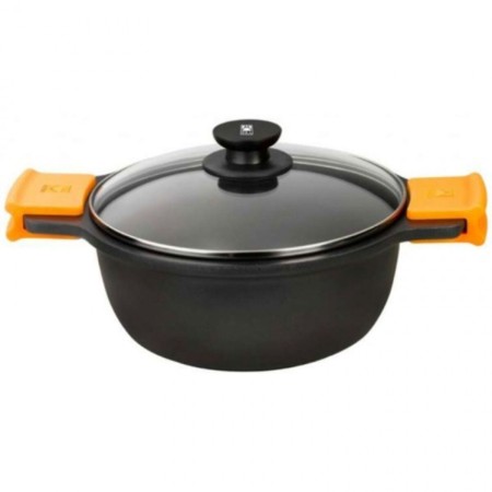 Casserole BRA Braisogona_A270336 Noir Ø 36 cm Multicouleur Noir/Orange Aluminium Aluminium fondu (Reconditionné C)