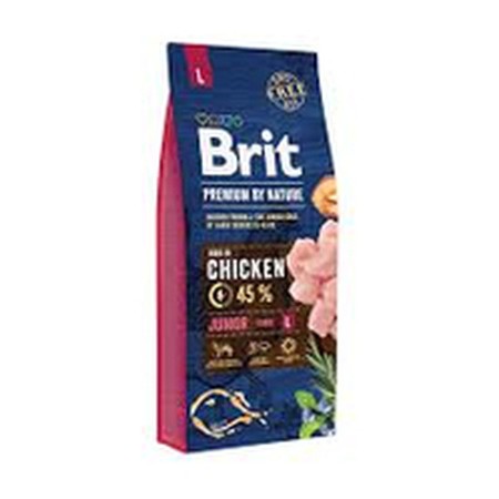 Nourriture Brit Premium Petit/Junior Poulet 20-40 Kg 15 kg