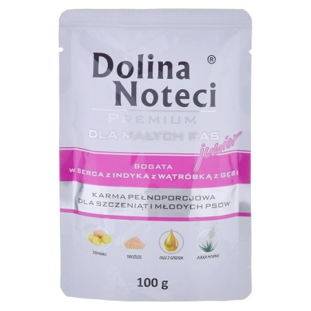 Comida húmeda Dolina Noteci Premium Junior Pavo Ganso 100 g