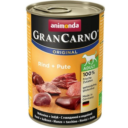 Alimentation humide Animonda GranCarno Original Dinde Veau 400 g