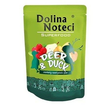 Alimentation humide Dolina Noteci Superfood Canard Renne 300 g