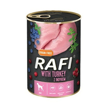 Alimentation humide Dolina Noteci Rafi 800 g Myrtille Dinde