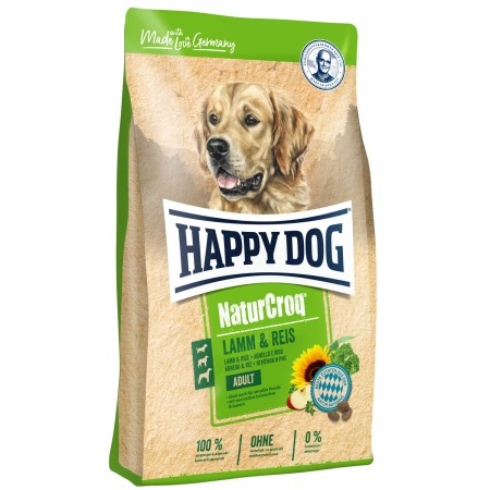 Pienso Happy Dog NaturCroq Lamm & Reis Adulto Cordero Arroz 15 kg