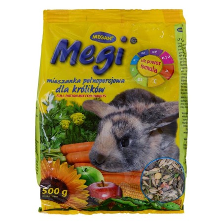 Nourriture Megan Full Ration Mix Légumes Lapin 500 g