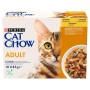 Aliments pour chat Purina Cat Chow Poulet Courgette 10 x 85 g